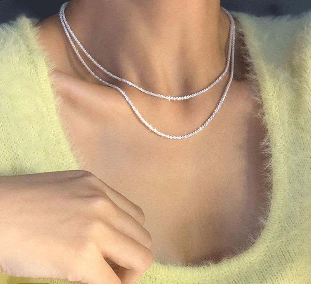 Collier "Lumière d'Étoile" – Set en argent