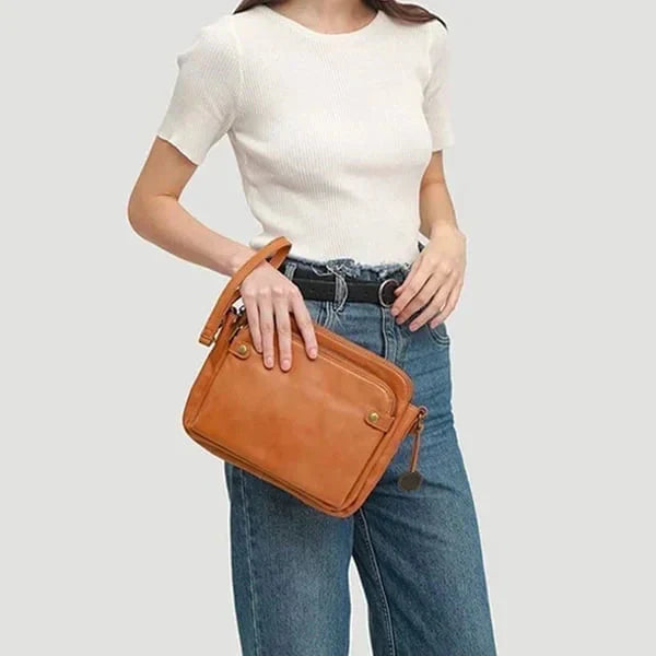 Lanella - Sac À Bandoulière En Cuir - Élégant, Pratique Et Essentiel