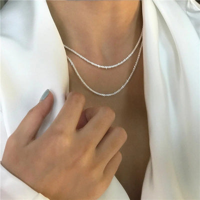 Collier "Lumière d'Étoile" – Set en argent